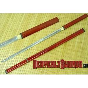  Paul Chen Zatoichi Stick Sword RED: Sports & Outdoors