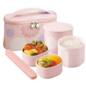   Warm Pink Lunch Box BENTO BAKO ZOJIRUSHI SZGC02PD: Everything Else