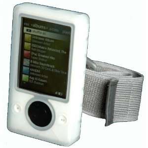  Silicon Clear Skin Case with armband for Zune 30Gb 