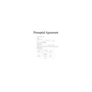  Prenuptial Agreement Form