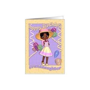    Granddaughter Birthday Card   Cute Little Girl Card: Toys & Games