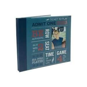  MBI Allstars Sports Postbound Album 12X12 Blue: Arts 
