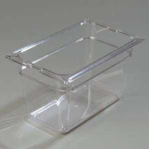  Carlisle TopNotch Clear 1/4 Size 6 Deep Food Pan: Kitchen 