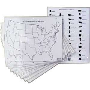  Peter Parker Puzzles US Map Boards   Pack of 10: Office 