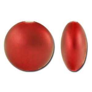  18mm Red Disc shaped Acrylic Beads: Arts, Crafts & Sewing