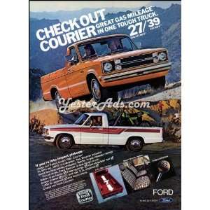  1980 Vintage Ad Ford Motor Company Ford Courier Great gas 