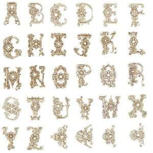  Brother Babylock PES Embroidery Card DAZZLE ALPHABET: Home 