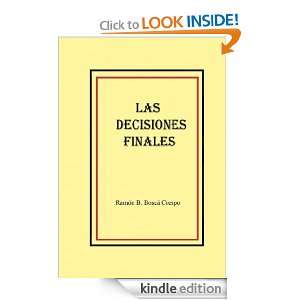 Las decisiones finales (Spanish Edition):  Kindle Store
