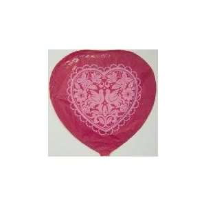  18 Heart Doves Kissing   Mylar Balloon Foil Health 