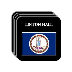  US State Flag   LINTON HALL, Virginia (VA) Set of 4 Mini 