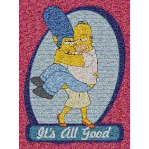   Photomosaic Jigsaw Puzzle Featuring Homer and Marge: Toys & Games
