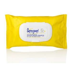  Supergoop SPF 30 Sunscreen Swipes for Sensitive Skin, 40 