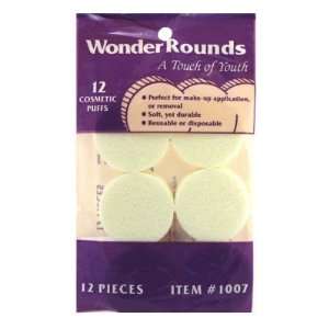  Wonder Rounds Cosmetic Puff 12s Beauty