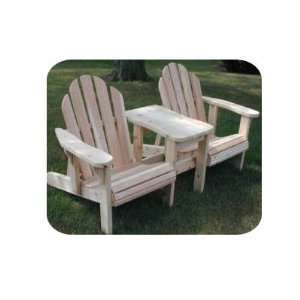 Twin Adjustable Adirondack Chair Plans (Woodworking Project Paper Plan 