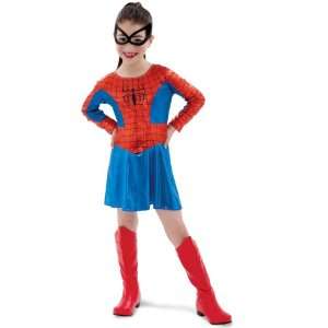  Deluxe Classic Kids Spider Girl Costume: Toys & Games