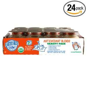 Earths Best Baby Food Variety Pack, 4 Ounce Jars (Pack of 24):  