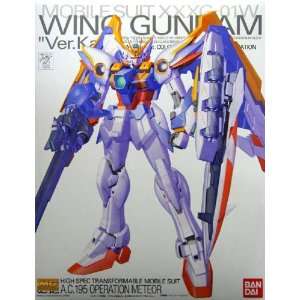  Bandai 1/100 WING Gundam Ver. Ka MG Model kits Toys 
