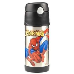   : Thermos Spider Man 12 oz. Funtainer Water Bottle: Kitchen & Dining