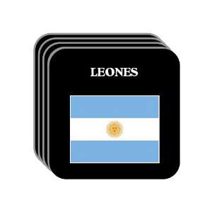  Argentina   LEONES Set of 4 Mini Mousepad Coasters 