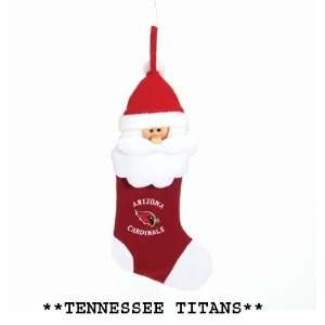  Pack of 4 NFL Tennessee Titans Santa Claus Christmas 