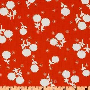  44 Wide Girls World Vibe Anastasia Tangerine Fabric By 