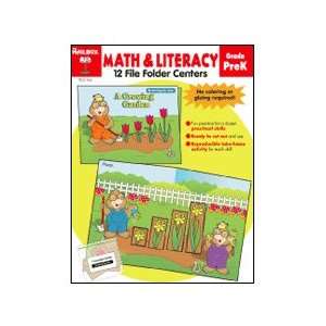  Math Literacy File Folder Center PreK K