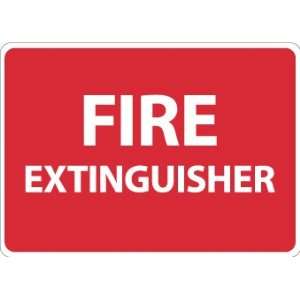 Fire Extinguisher, 10X14, Glow Rigid  Industrial 