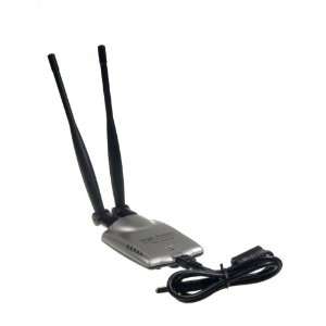   .11B/N/G 300M USB Wireless Adapter 1000MW+2X5dbi Antenna: Electronics