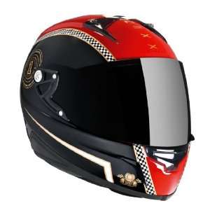  Nexx XR1R Café Racer Red Black Small Full Face Helmet 
