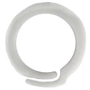  White Overlap Plastic Binding Rings