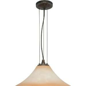  Nuvo 60/1044 One Light Pendant With Burnt Sienna Glass 