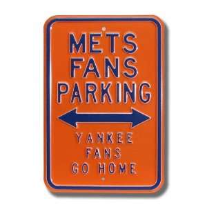  Mets/Yankees Go Home Authentic Parking Sign: Sports 