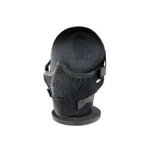 TMC Spartan Mesh Half Face Mask (Black):  Sports & Outdoors