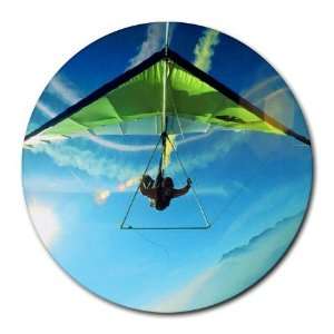  Hang Gliding Sport Round Mouse Pad