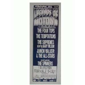   Four Tops Temptations Supremes handbill Poster 