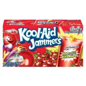 Kool Aid Cherry Jammers 10 pk:  Grocery & Gourmet Food