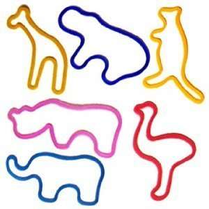  Silly Bandz Zoo Animals   48 Pack: Toys & Games