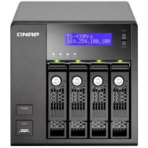  QNAP TS 439 Pro 4 Bay Desktop Network Attached Server 