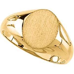  10K Yellow Gold Signet Ring Jewelry