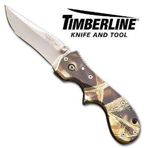 Timberline Knife Real Tree Folder Skinner Medium:  Sports 