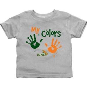  Texas Pan American Broncos Toddler My Colors T Shirt   Ash 