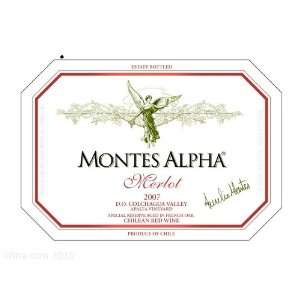  Montes Alpha Series Merlot 2007 Grocery & Gourmet Food