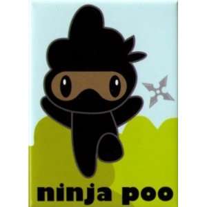  Bored Inc. Ninja Poo Magnet BM4069: Everything Else