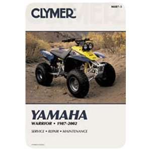  Clymer Manual Yamaha YFM350 Warrior 87 04 Automotive