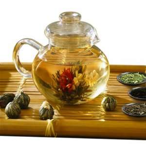  Primula PTA 4009 Flowering Tea Set with 40 Ounce Pot, 6 