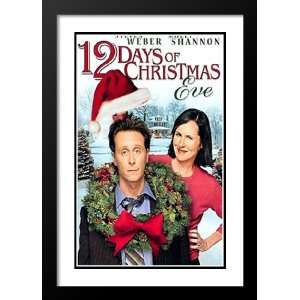  Twelve Days of Christmas Eve 20x26 Framed and Double 