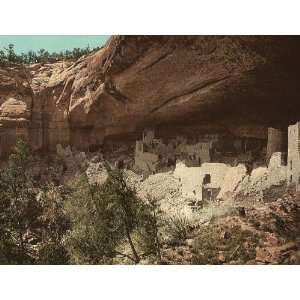   Travel Poster   Cliff Palace Mesa Verde 24 X 18.5 