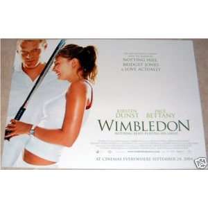  Wimbledon   Kirsten Dunst   Original Movie Poster   12 x 
