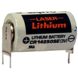   CR14250SET FT 850 mAh 3 Volt Lithium Battery 3 Pins
