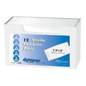  Dynarex 12010 ABD Sterile Combine Pad Size 5 W x 9 D 20 